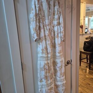 Floral Long Sleeve Maxi Dress